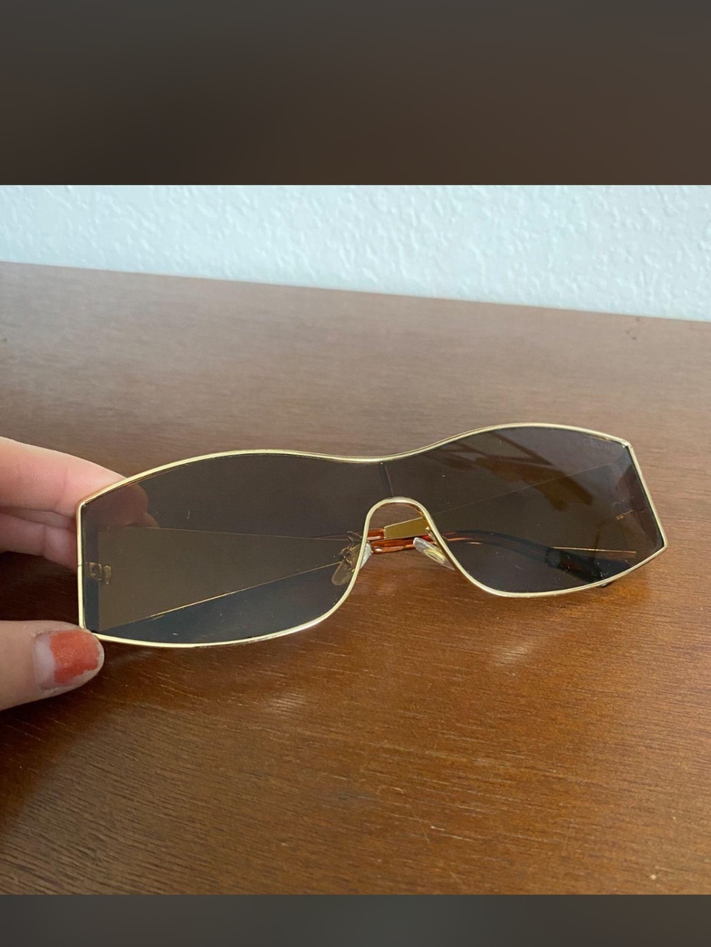 CELINE Y2K Shield Sunglasses - Women